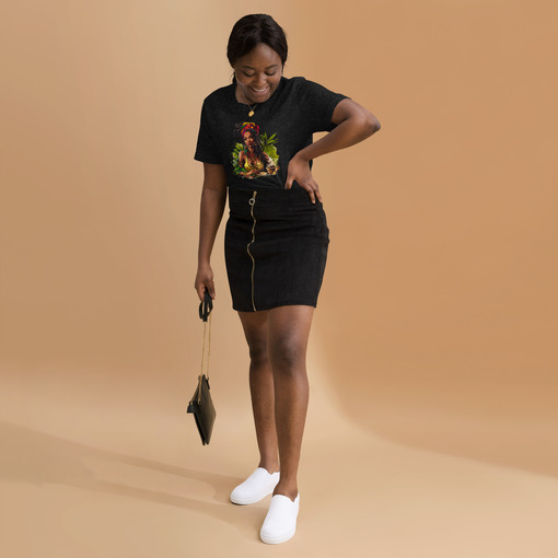 unisex staple t shirt black heather front 6643e56f8be6b Designs with a unique blend of culture and style. Rasta vibes, Afro futuristic, heritage and Roots & Culture.