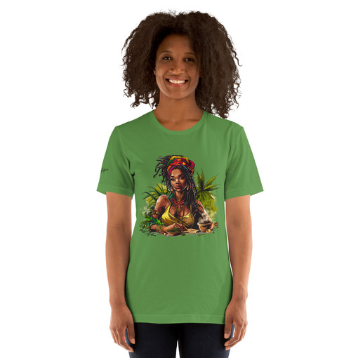 unisex staple t shirt leaf front 6643e56f95f08 Designs with a unique blend of culture and style. Rasta vibes, Afro futuristic, heritage and Roots & Culture.