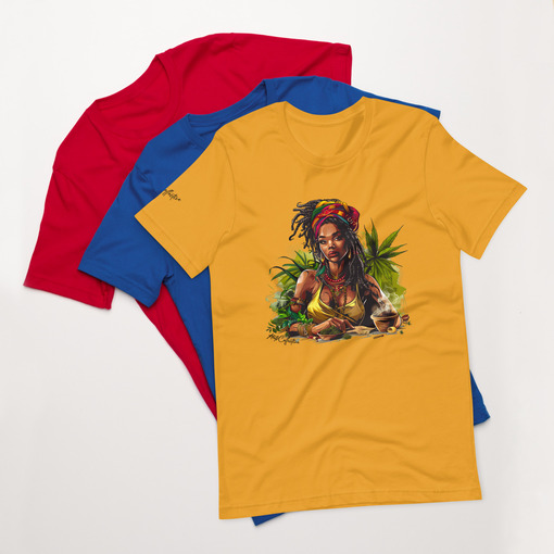 unisex staple t shirt mustard front 6643e56fda307 Designs with a unique blend of culture and style. Rasta vibes, Afro futuristic, heritage and Roots & Culture.