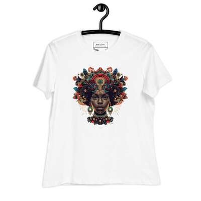 Afro Latin Queen 1-Women's Relaxed T-Shirt