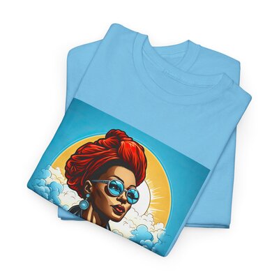 Afro Vintage N°188-Unisex Heavy Cotton Tee - Image 113