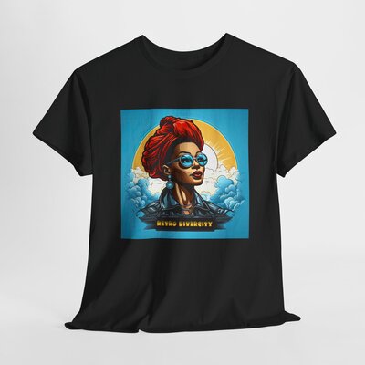 Afro Vintage N°188-Unisex Heavy Cotton Tee - Image 33