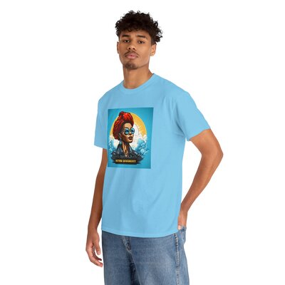 Afro Vintage N°188-Unisex Heavy Cotton Tee - Image 122