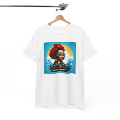 Afro Vintage N°188-Unisex Heavy Cotton Tee - Image 7