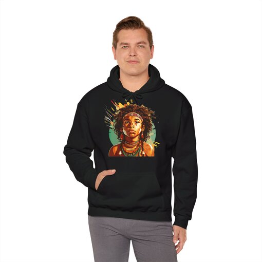 12739548522456295155 2048 Designs with a unique blend of culture and style. Rasta vibes, Afro futuristic, heritage and Roots & Culture. HOODIE