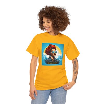 Afro Vintage N°188-Unisex Heavy Cotton Tee - Image 65