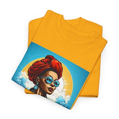 Afro Vintage N°188-Unisex Heavy Cotton Tee - Image 59