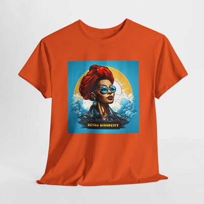 Afro Vintage N°188-Unisex Heavy Cotton Tee - Image 87