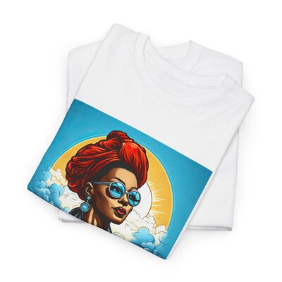 Afro Vintage N°188-Unisex Heavy Cotton Tee - Image 5