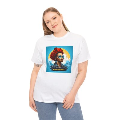 Afro Vintage N°188-Unisex Heavy Cotton Tee - Image 12