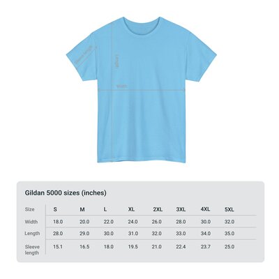 Unisex Heavy Cotton Tee - Image 135