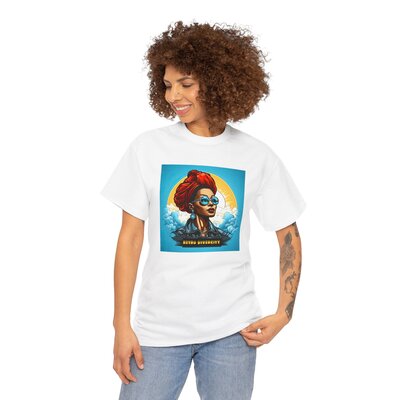 Afro Vintage N°188-Unisex Heavy Cotton Tee - Image 11