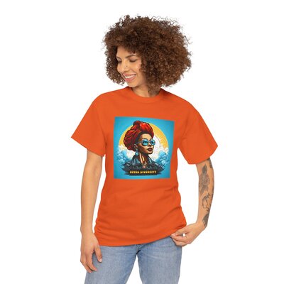 Afro Vintage N°188-Unisex Heavy Cotton Tee - Image 92