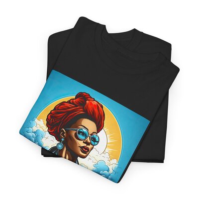 Afro Vintage N°188-Unisex Heavy Cotton Tee - Image 32