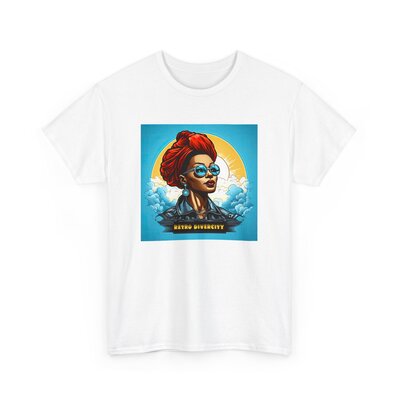 Afro Vintage N°188-Unisex Heavy Cotton Tee - Image 3