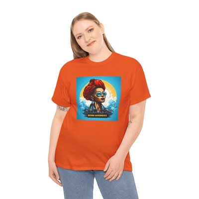 Afro Vintage N°188-Unisex Heavy Cotton Tee - Image 93