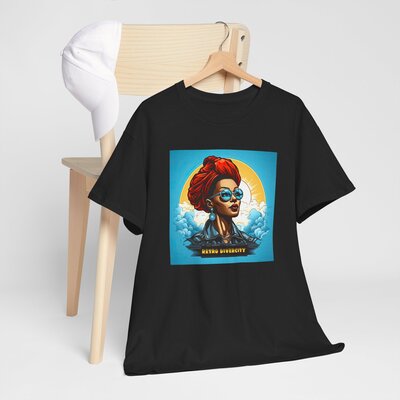 Afro Vintage N°188-Unisex Heavy Cotton Tee - Image 35