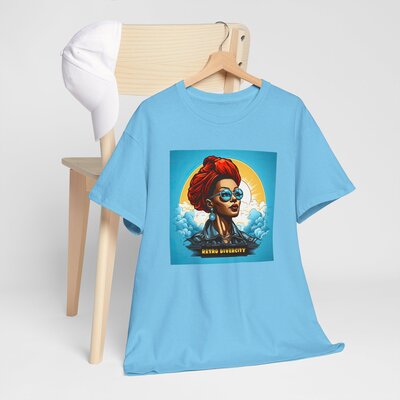 Afro Vintage N°188-Unisex Heavy Cotton Tee - Image 116