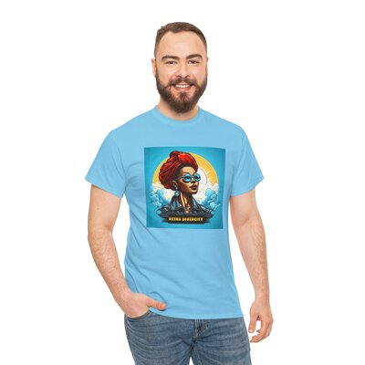 Afro Vintage N°188-Unisex Heavy Cotton Tee - Image 121