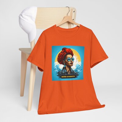 Afro Vintage N°188-Unisex Heavy Cotton Tee - Image 89