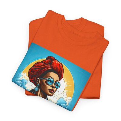 Afro Vintage N°188-Unisex Heavy Cotton Tee - Image 86