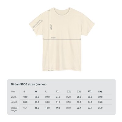 Unisex Heavy Cotton Tee - Image 108