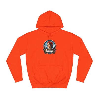 Afro Vintage N° 174 - Unisex College Hoodie - Image 2