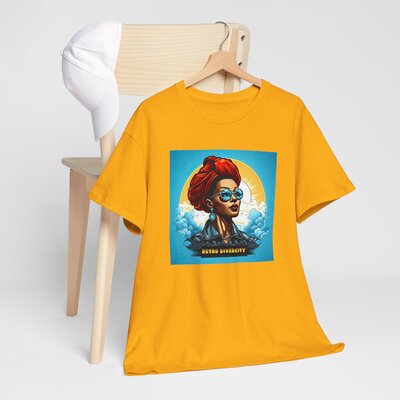 Afro Vintage N°188-Unisex Heavy Cotton Tee - Image 62