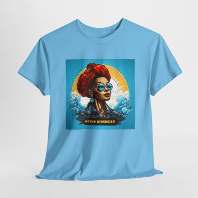 Afro Vintage N°188-Unisex Heavy Cotton Tee - Image 114