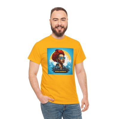 Afro Vintage N°188-Unisex Heavy Cotton Tee - Image 67