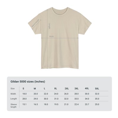 Unisex Heavy Cotton Tee - Image 54