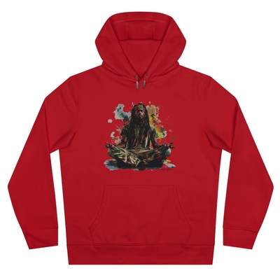 Rasta King zen 1 Hoodie - Image 2