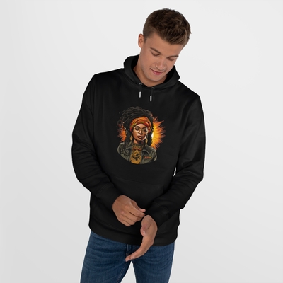 Urban Rasta girl hoodie - Image 4