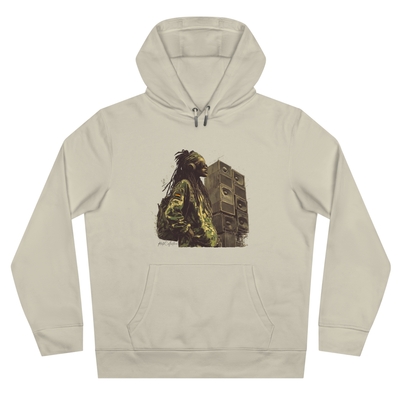 Sound system "Soundwave Serenity" Hoodie - Image 4