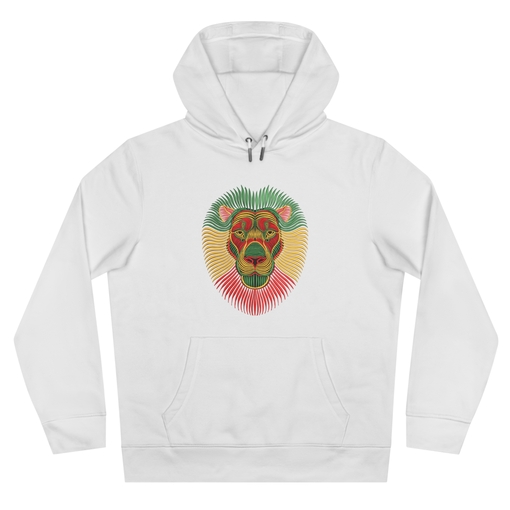 King Hoodie RASTA LION REALISTIC EMBROIDERY - Image 4