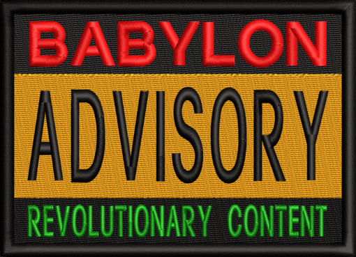 ADVISORY CONTENT REVOLUTIONARY (READY MADE FOR SEW ON)